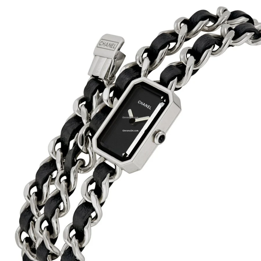 Chanel H3749 Premier Rock Black Dial Steel Ladies Watch - Image 3