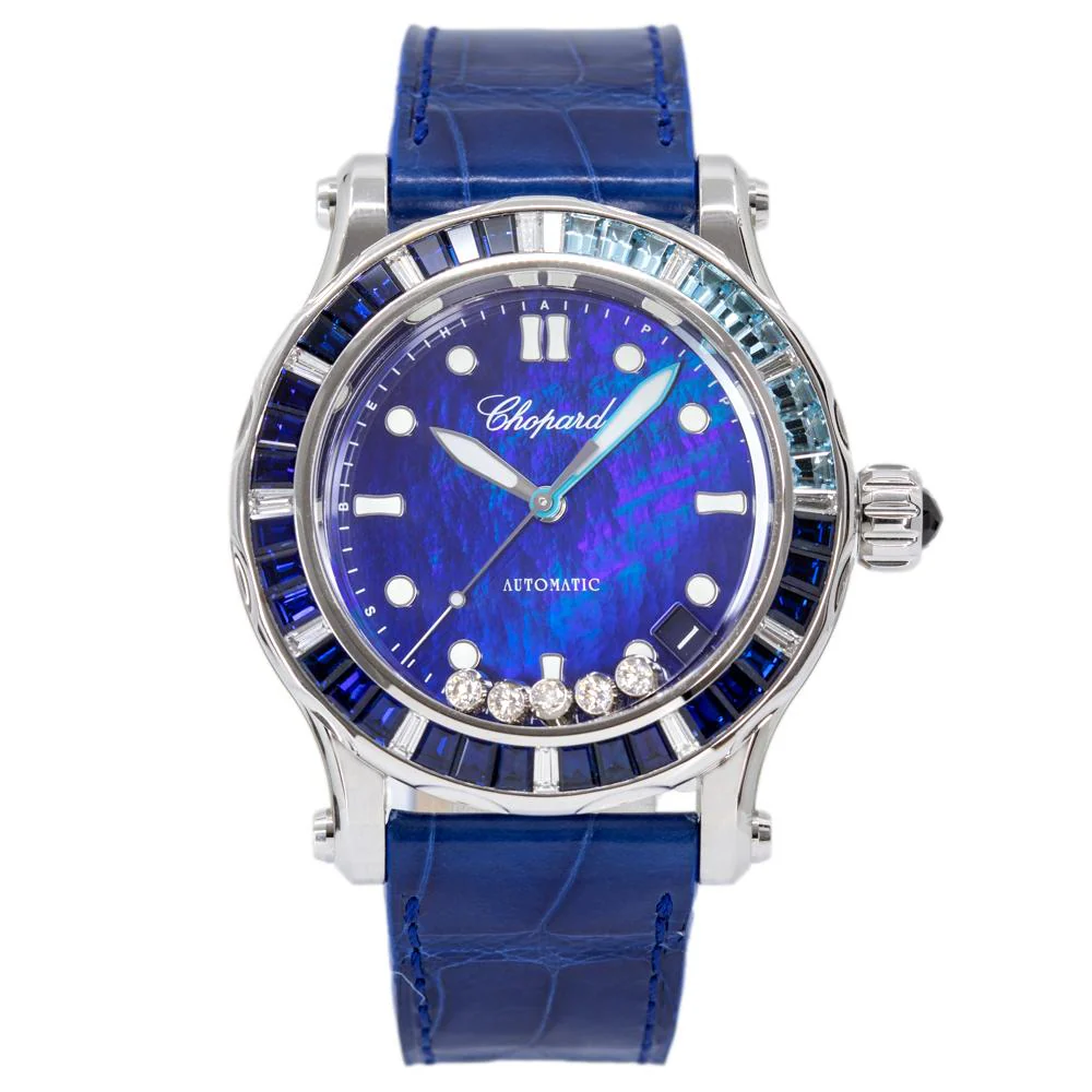 Chopard 274945-1001 Happy Ocean Diamonds White Gold Watch - Image 2