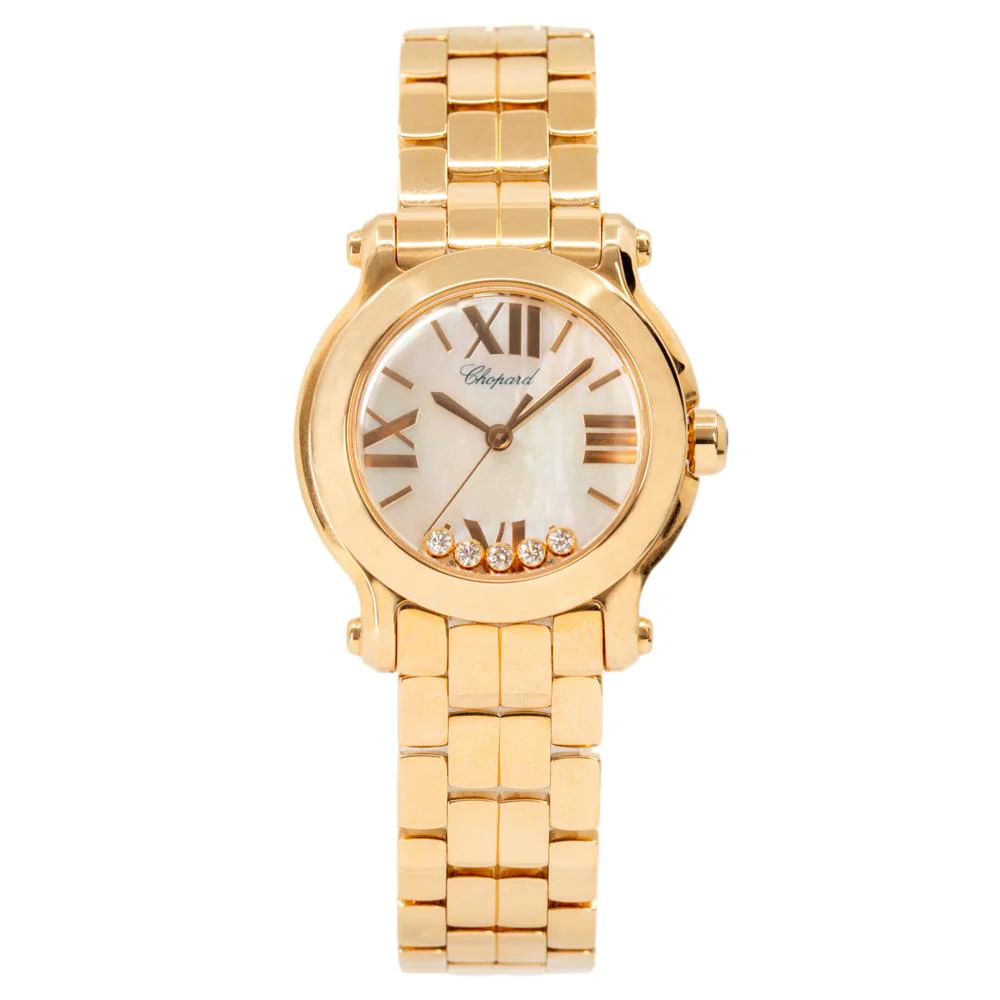 Chopard Ladies 274189-5003 Happy Sports 18kt Rose Gold Watch - Image 2