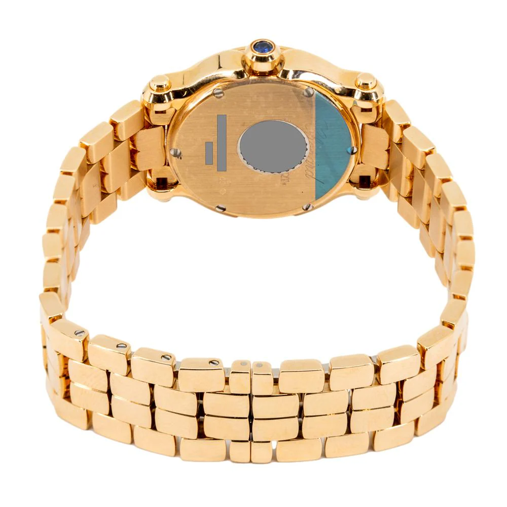 Chopard Ladies 274189-5003 Happy Sports 18kt Rose Gold Watch - Image 4