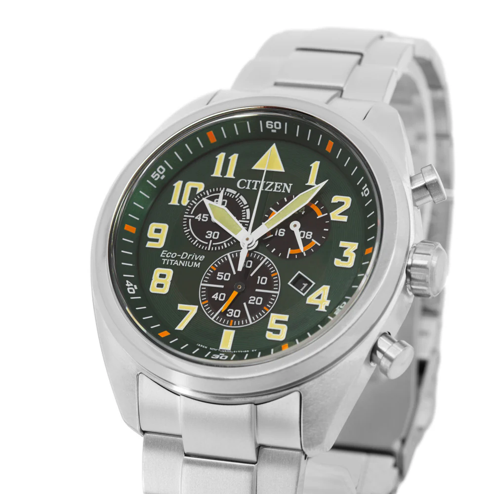 Citizen AT2480-81X Super Titanium 2440 Chrono Eco-Drive - Image 8
