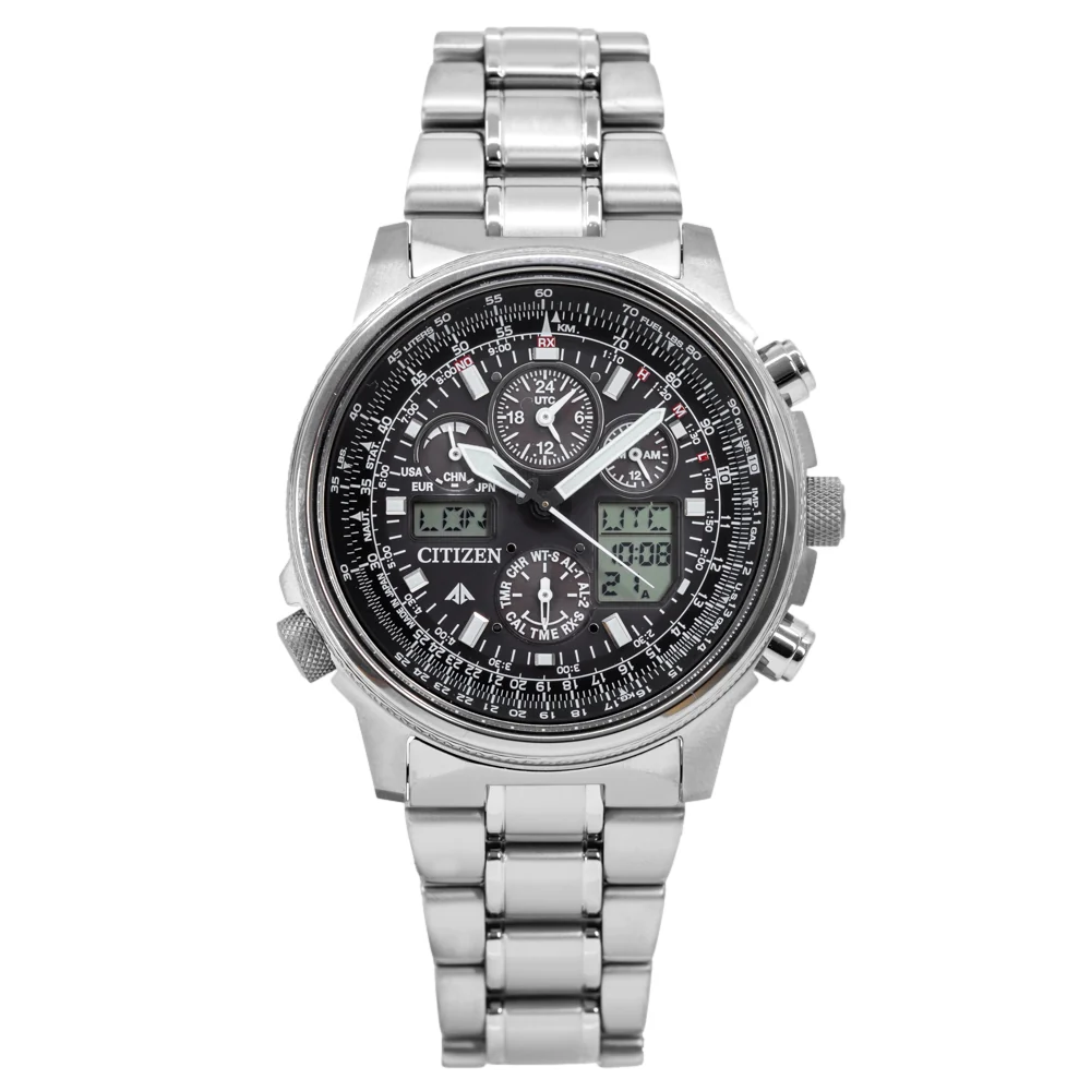 Citizen JY8020-52E Radio Controlled Super Pilot Eco-Drive - Image 3