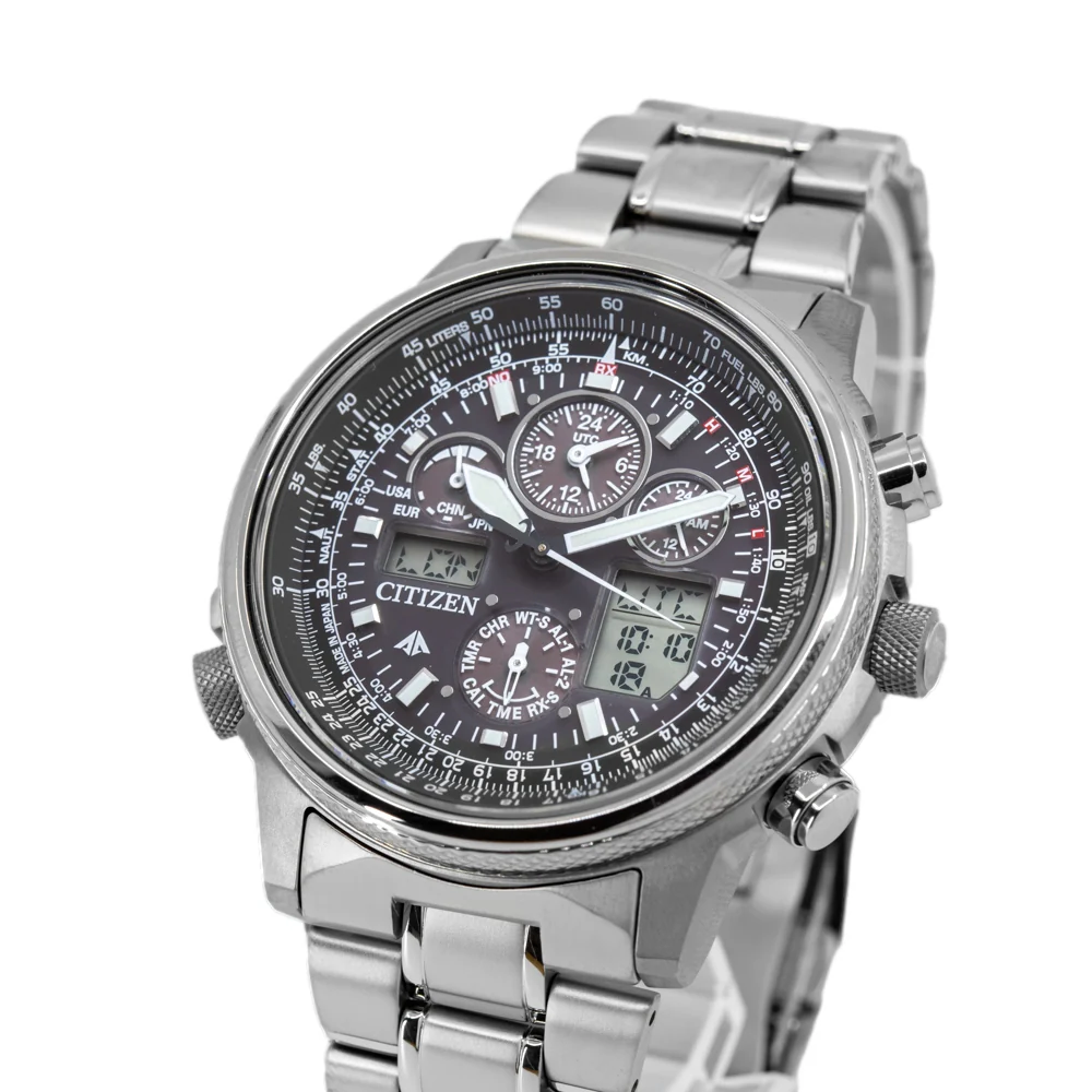 Citizen JY8020-52E Radio Controlled Super Pilot Eco-Drive - Image 8