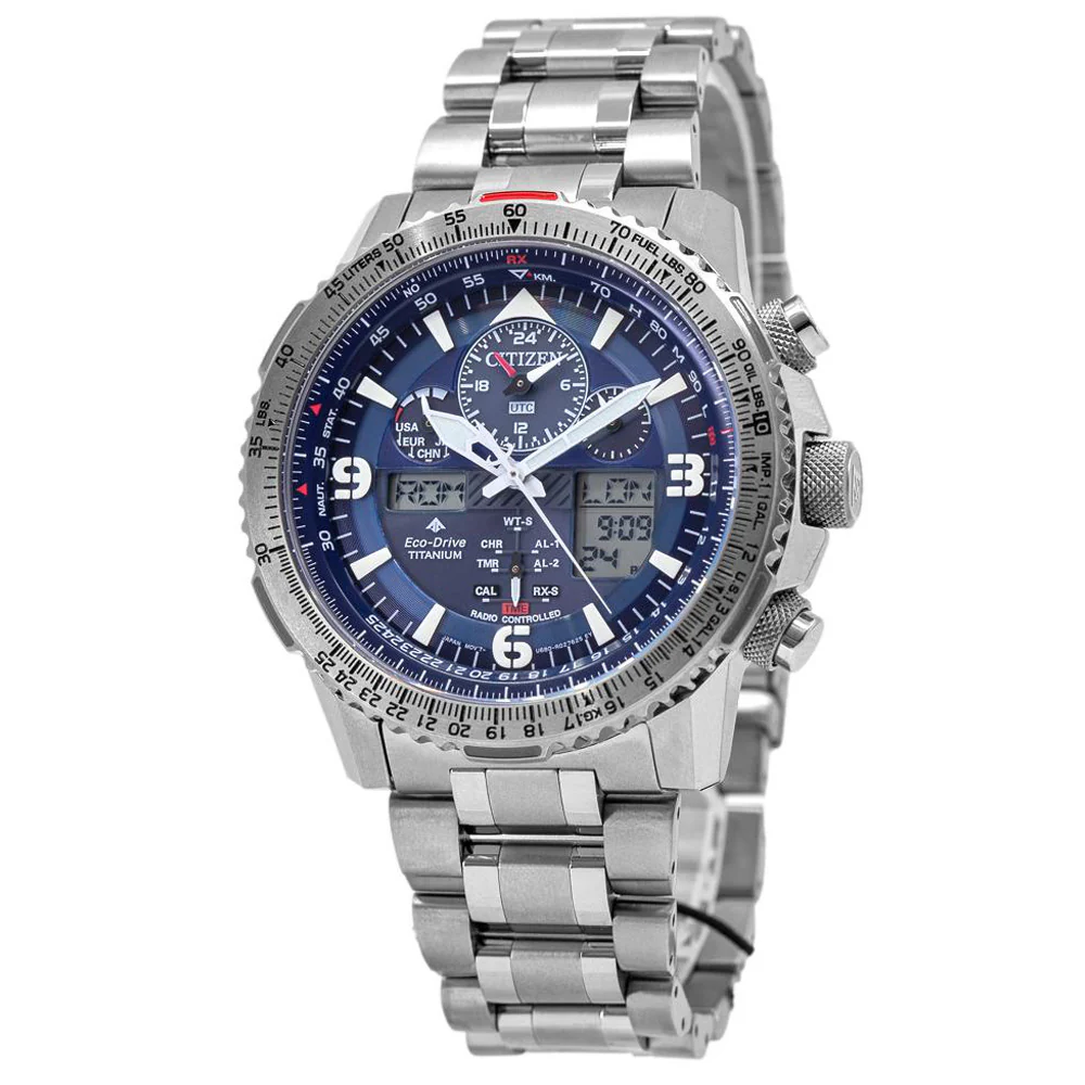 Citizen JY8100-80L Promaster Pilot Radio Titanium Watch