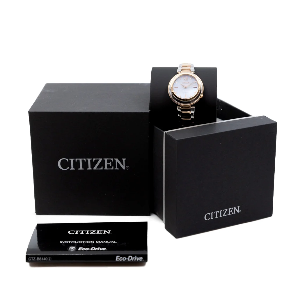 Citizen Ladies EM0335-51D White Dial Diamonds Watch - Image 6