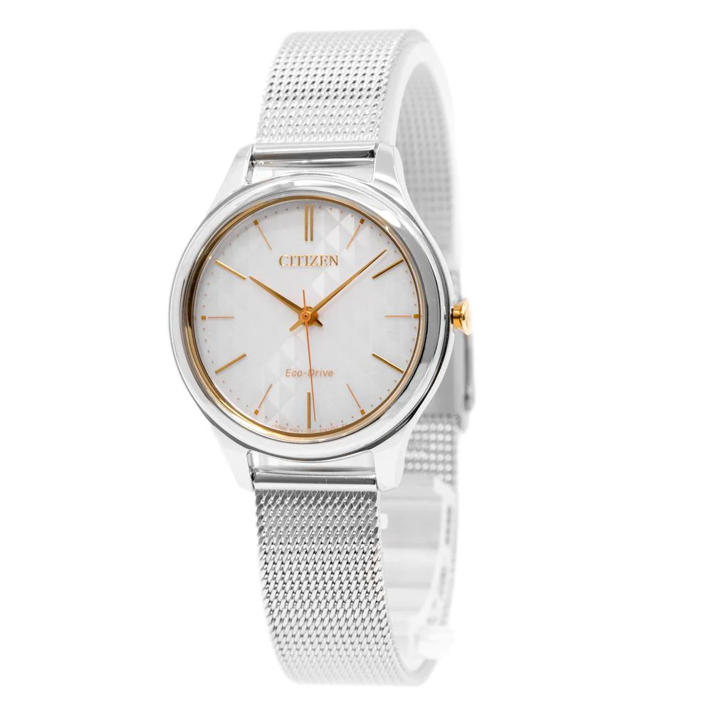 Citizen Ladies EM0504-81A Eco-Drive White Dial Watch