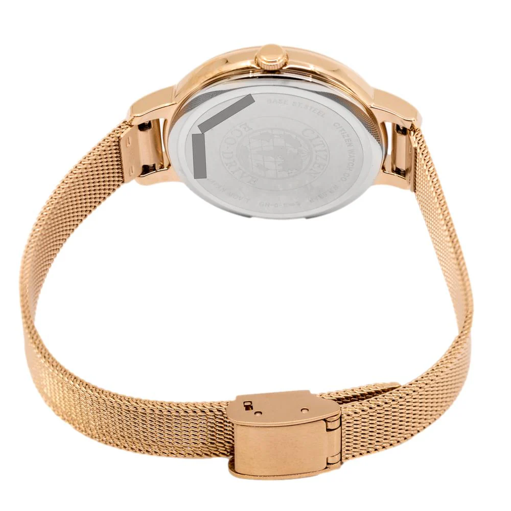 Citizen Ladies EW2447-89A Eco-Drive Gold PvD Watch - Image 4