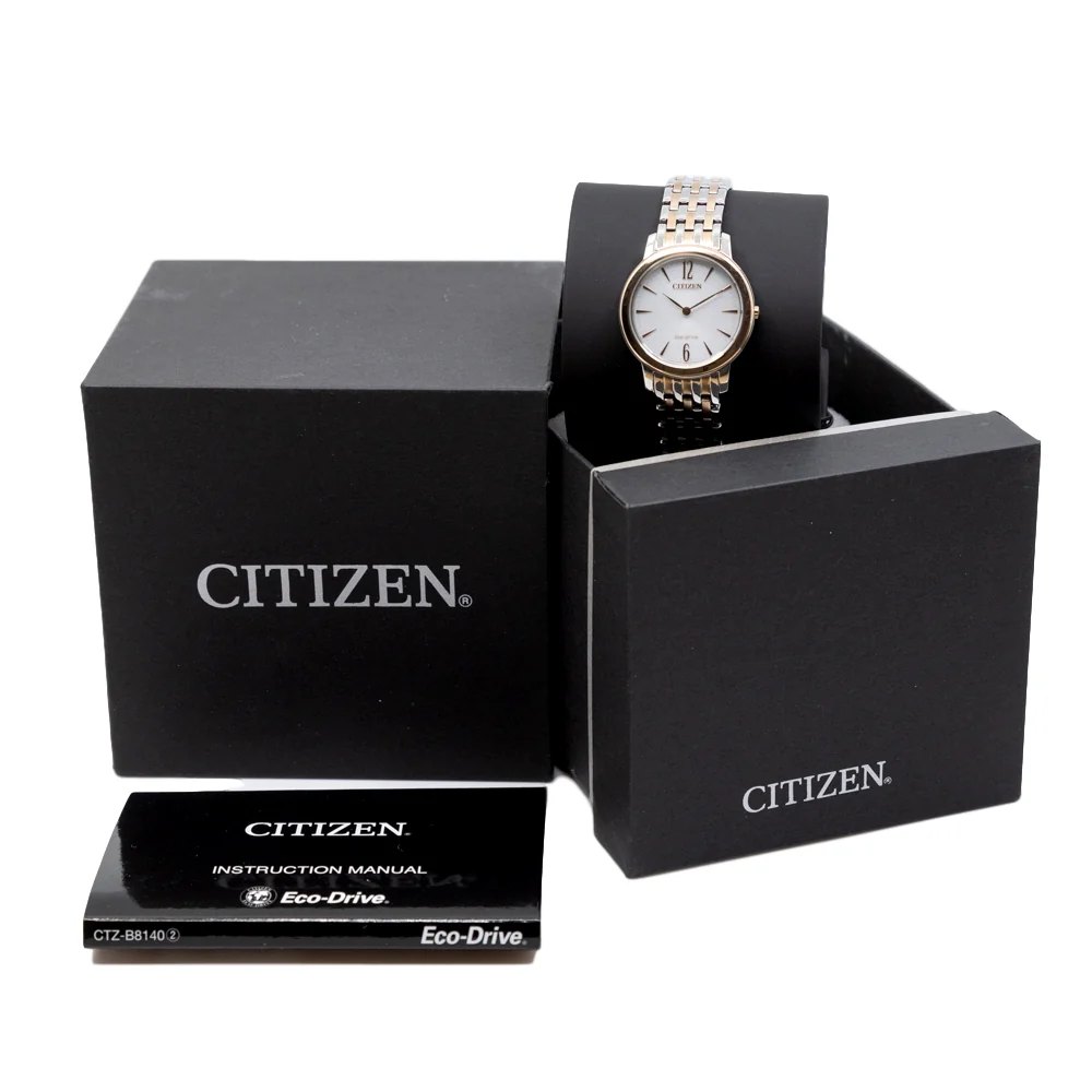 Citizen Ladies EX1496-82A Eco-Drive Two-Tone Watch - Image 6