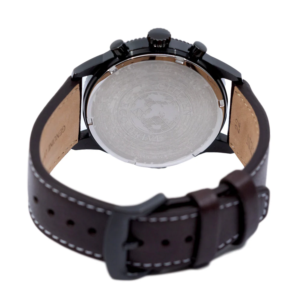 Citizen Men's AT2465-18E Aviator Chrono Black Dial Watch - Image 3