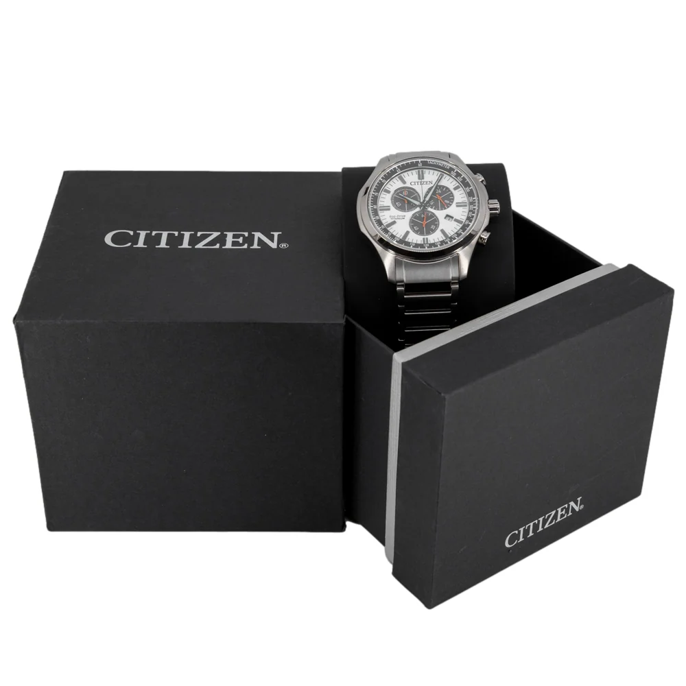 Citizen Men's AT2530-85A Crono Super Titanio 2530 Eco-Drive - Image 7