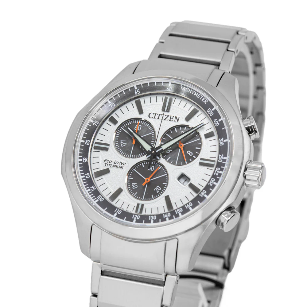 Citizen Men's AT2530-85A Crono Super Titanio 2530 Eco-Drive - Image 8