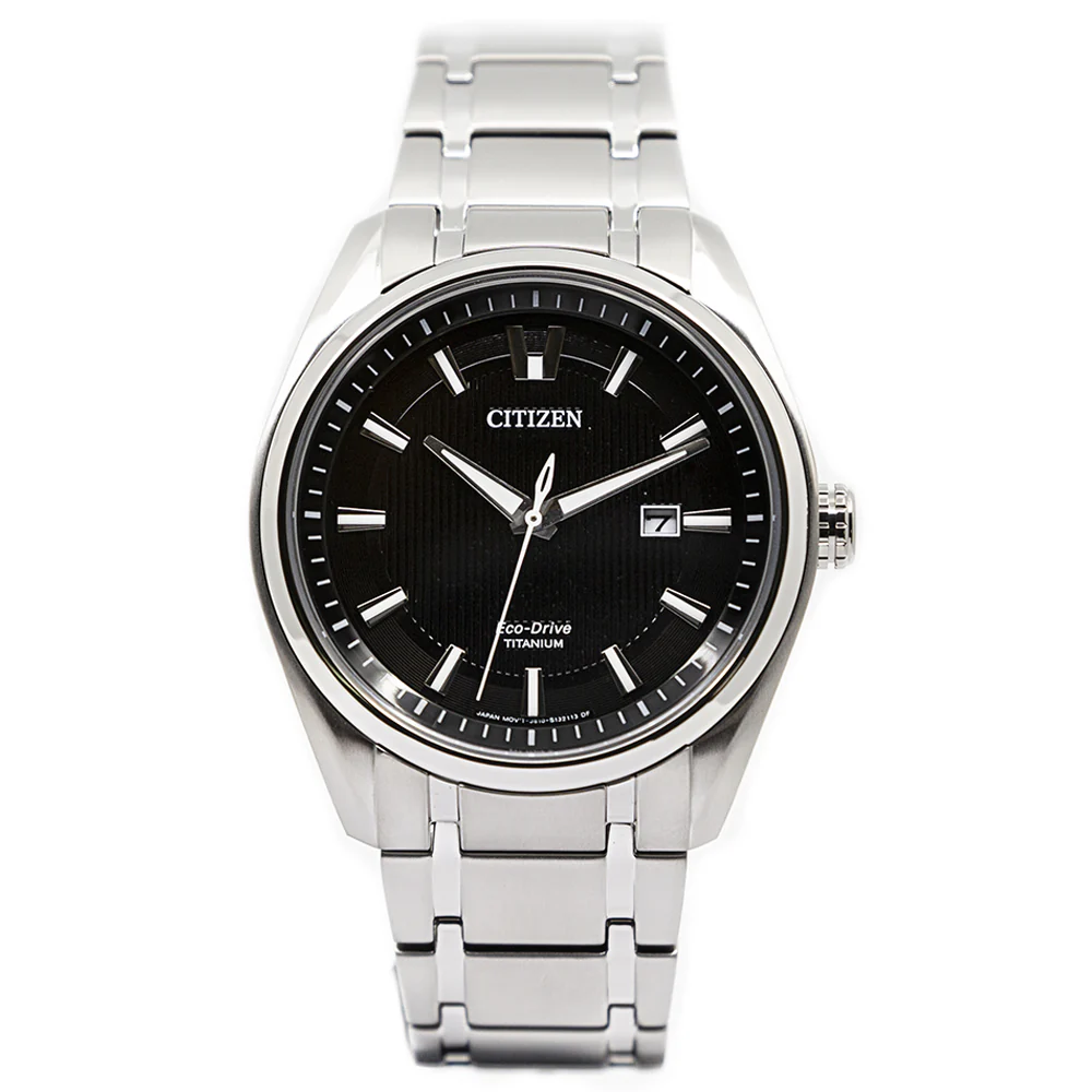 Citizen Mens AW1240-57E Super Titanium 1240 Black Dial - Image 2