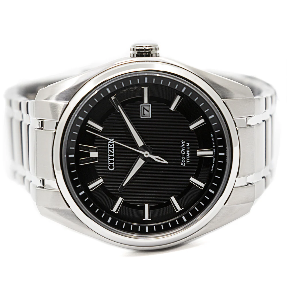 Citizen Mens AW1240-57E Super Titanium 1240 Black Dial - Image 4