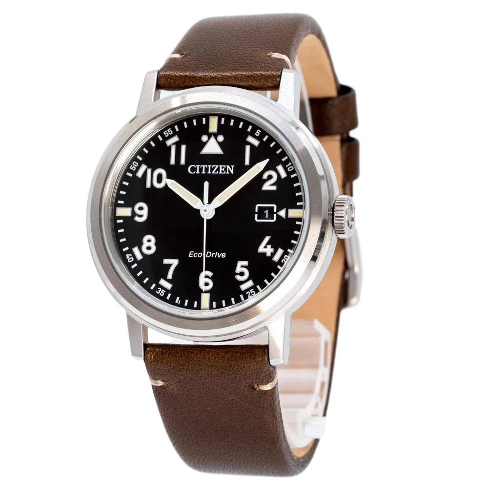 Citizen Men's AW1620-21E Military Black Dial Date Watch