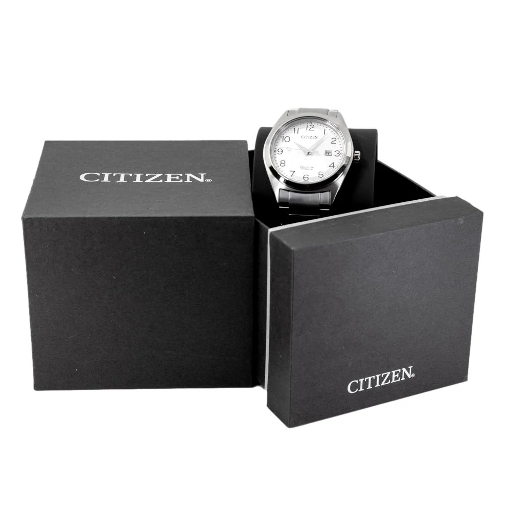 Citizen Men's AW1640-83A Super Titanium Silver Dial Watch - Image 6