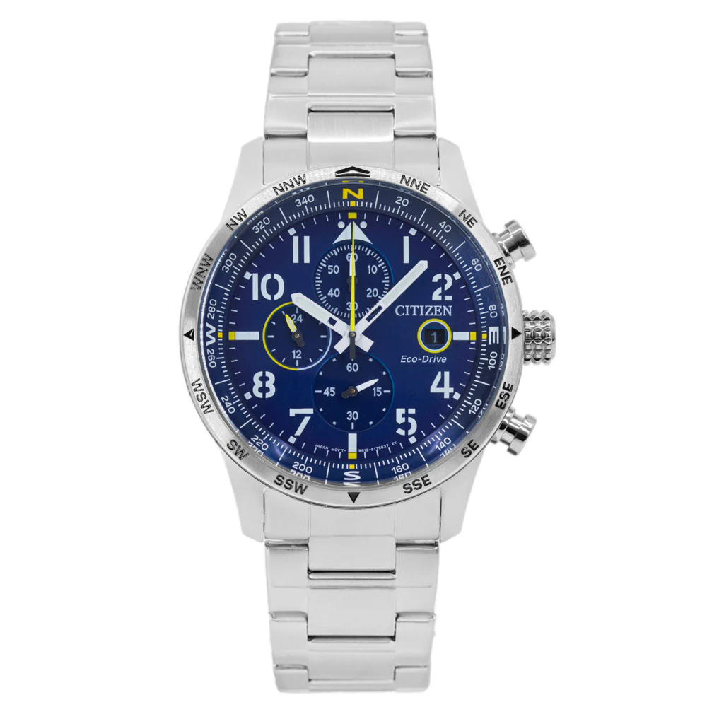Citizen Men's CA0790-83L Aviator Blue Dial Watch - Image 3