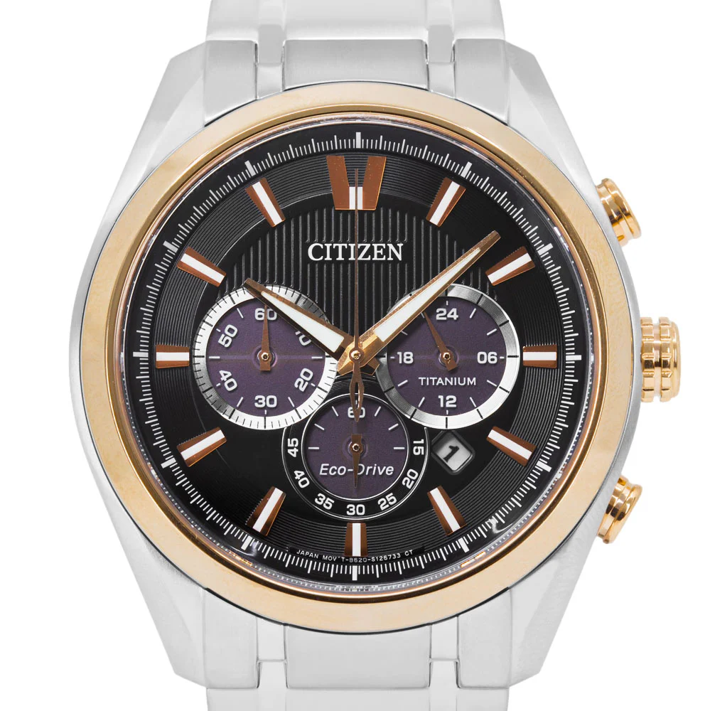 Citizen Men's CA4014-57E Super Titanium Chrono Eco-Drive - Image 2