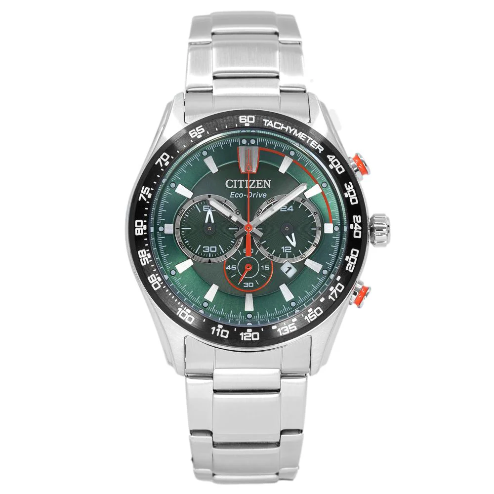 Citizen Men's CA4486-82X Chrono Sport Green Dial Watch - Image 2