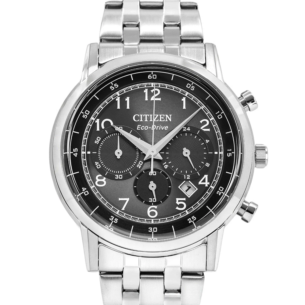 Citizen Men's CA4630-53E Classic 42mm Eco-Drive Chronograph - Image 3