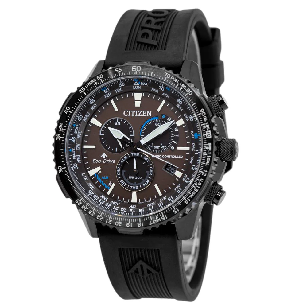 Citizen Men's CB5005-13X Promaster Brown Dial Eco-Drive