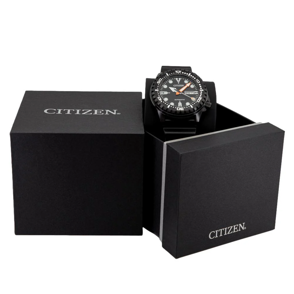 Citizen Men's NH8385-11E Mechanical Black Dial Watch - Image 6