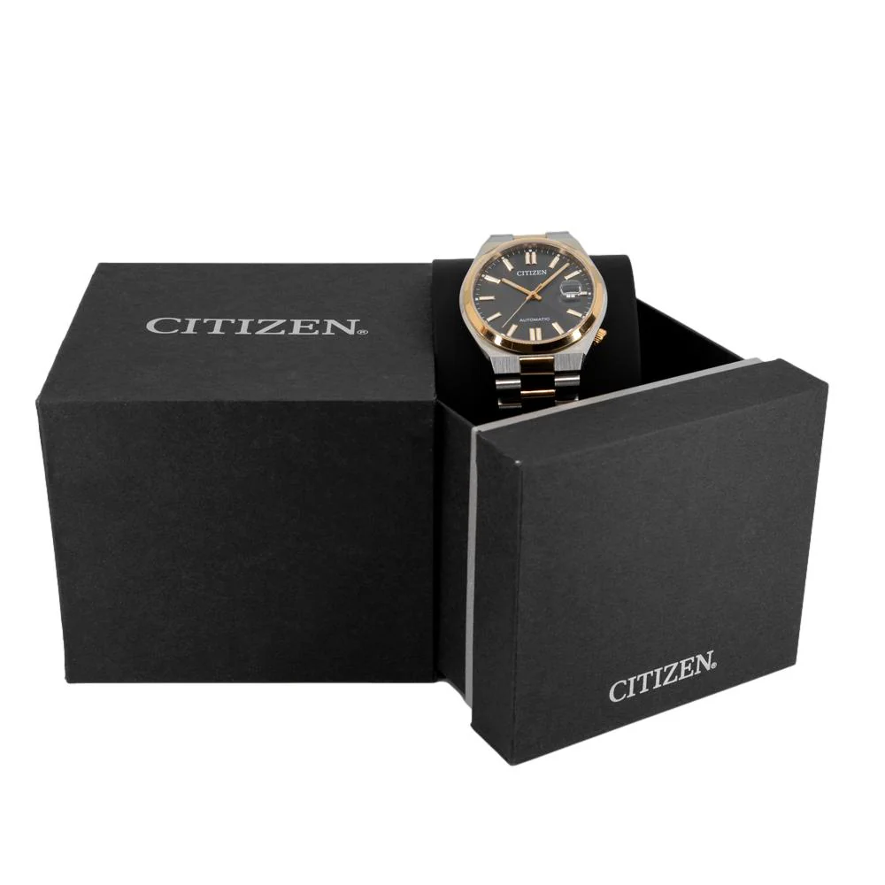 Citizen Men's NJ0154-80H Two-tone Auto Black Dial - Image 7