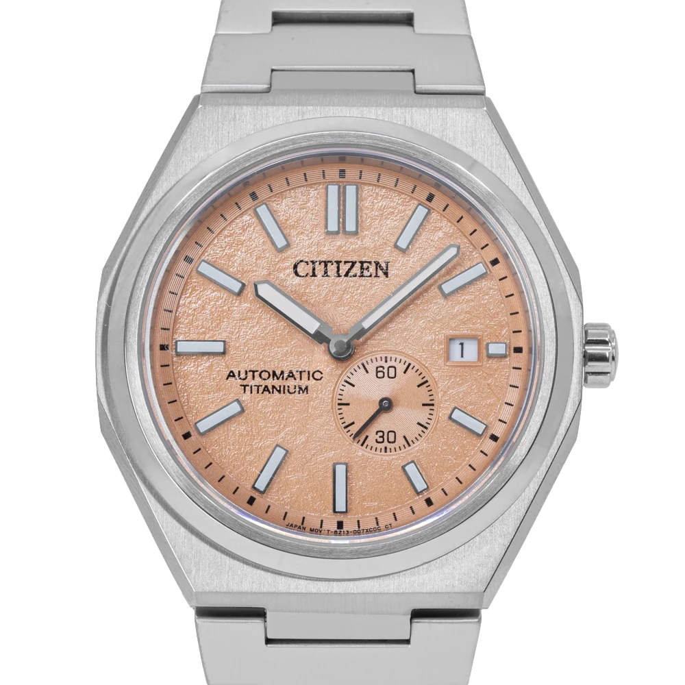 Citizen Men's NJ0180-80Z Super Titanium Salmon Dial Auto - Image 3