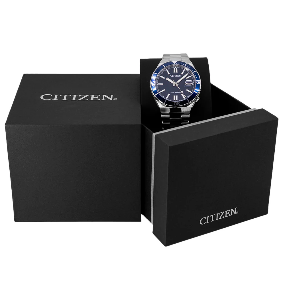 Citizen NJ0230-59L Tsuyosa Shore Dark Blue Automatic Men's Watch - Image 7