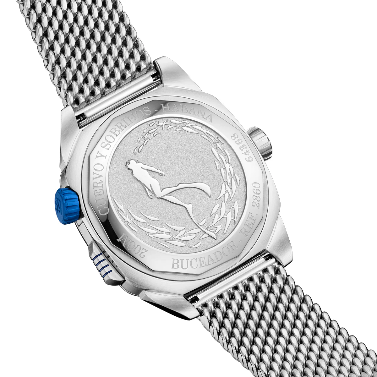 Cuervo y Sobrinos Men's 2860B.1BL Buceador Caribe Automatic - Image 2