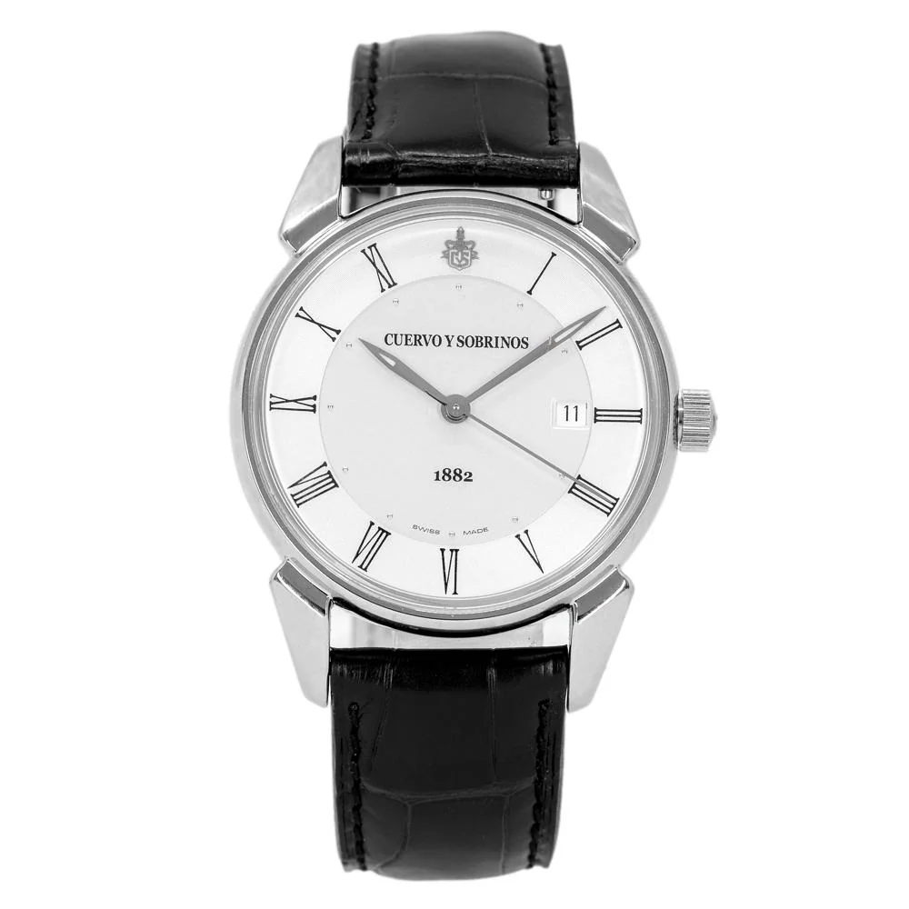 Cuervo y Sobrinos Men's 3195.1CS.AR Historiador 40mm Auto - Image 2