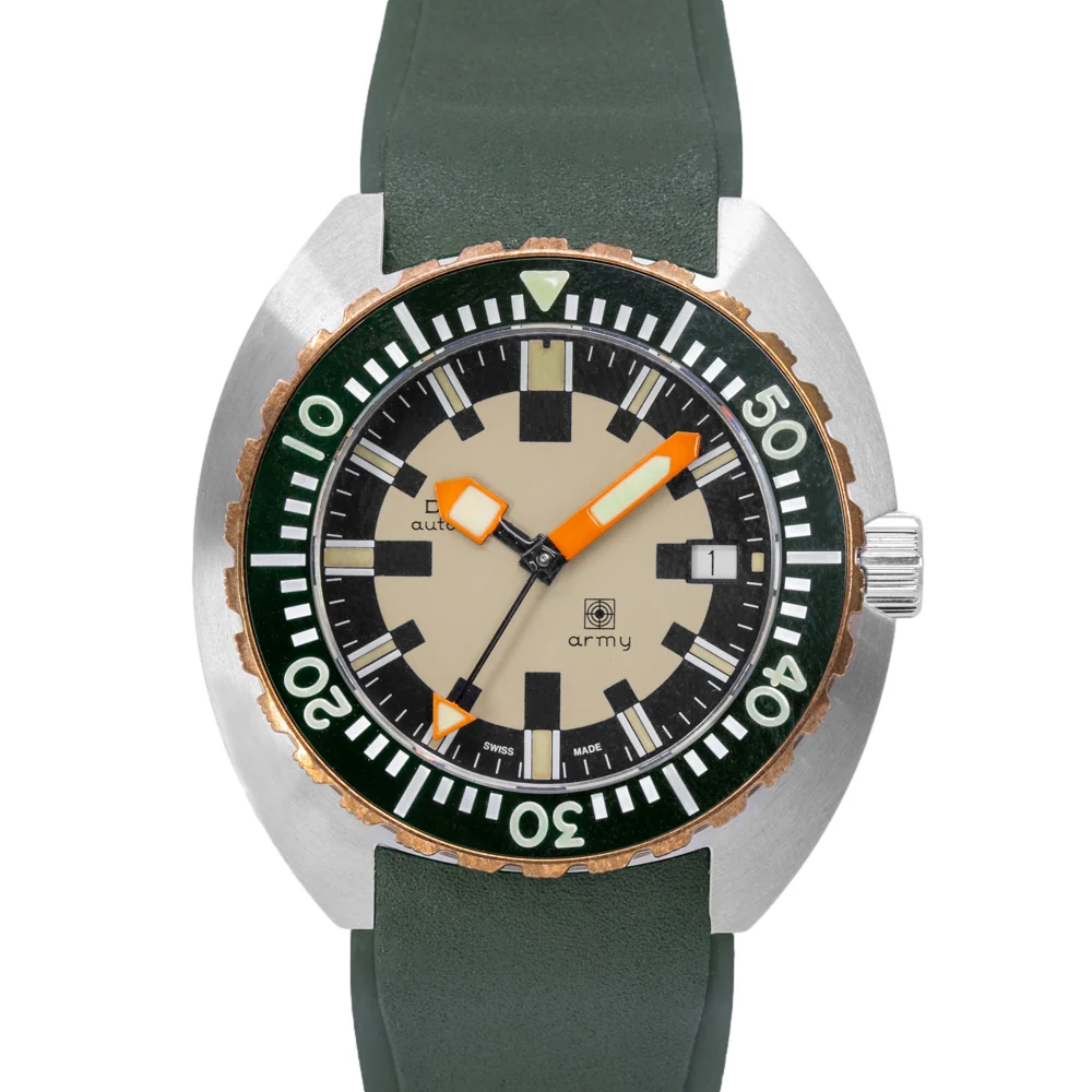Doxa Men's 785.60.031.26 Army Bronze Bezel Auto - Image 2