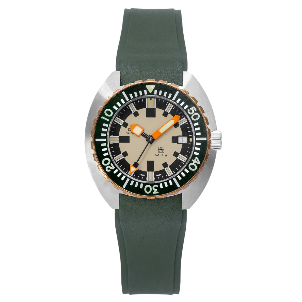 Doxa Men's 785.60.031.26 Army Bronze Bezel Auto - Image 3