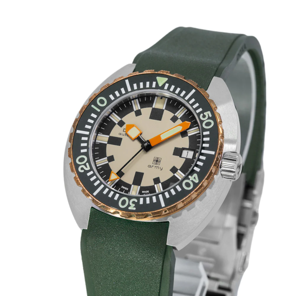 Doxa Men's 785.60.031.26 Army Bronze Bezel Auto - Image 7