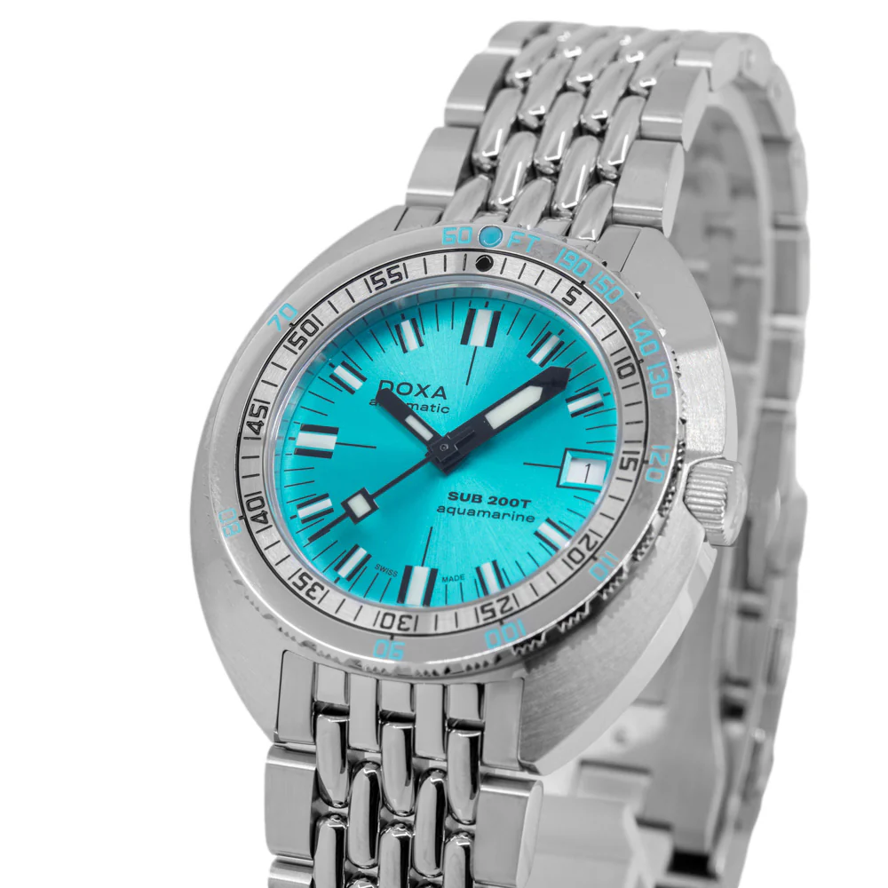 Doxa Men's 804.10.241S.10 Sub 200T Aquamarine Auto - Image 9