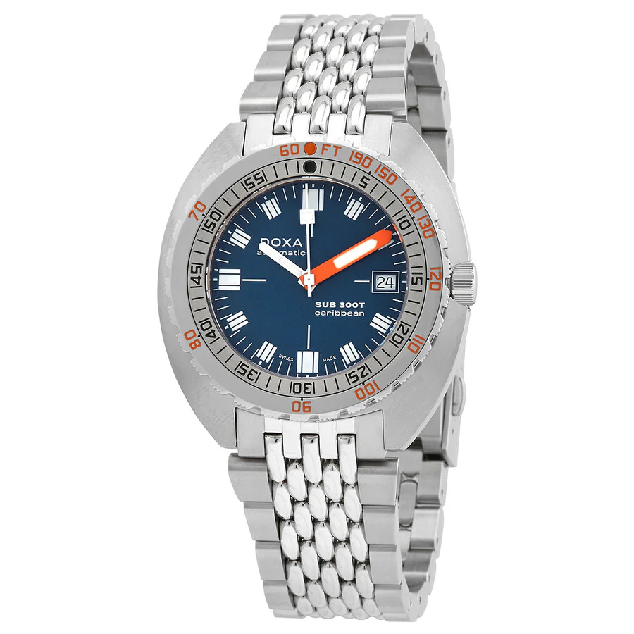 Doxa Men's 840.10.201.10 Sub 300T Caribbean Automatic Blue