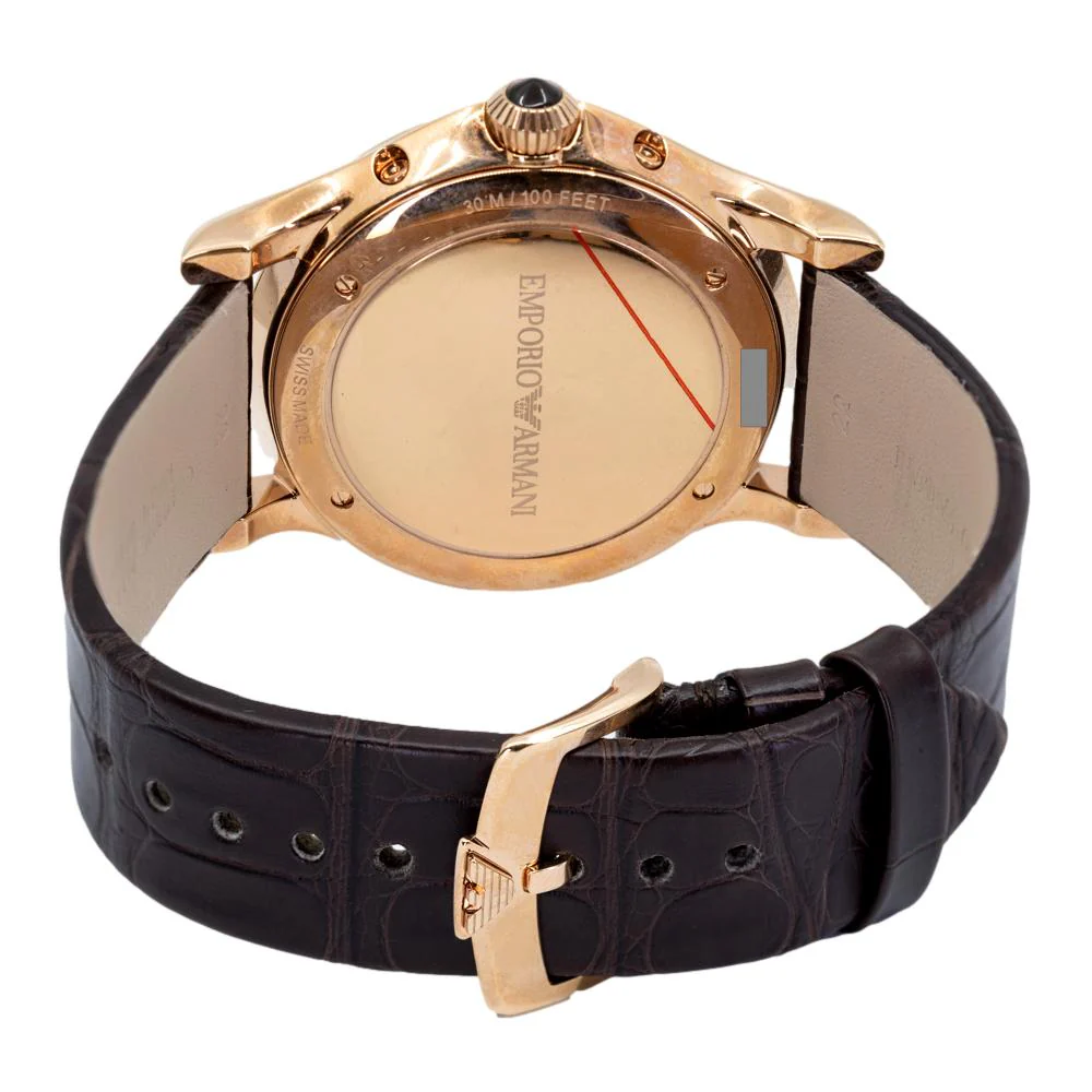 Emporio Armani Men's ARS4202 Swiss Made White Dial Watch - Image 5