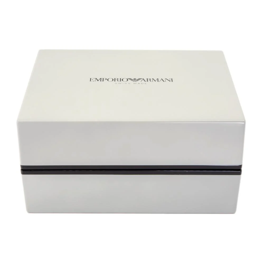Emporio Armani Men's ARS4202 Swiss Made White Dial Watch - Image 6