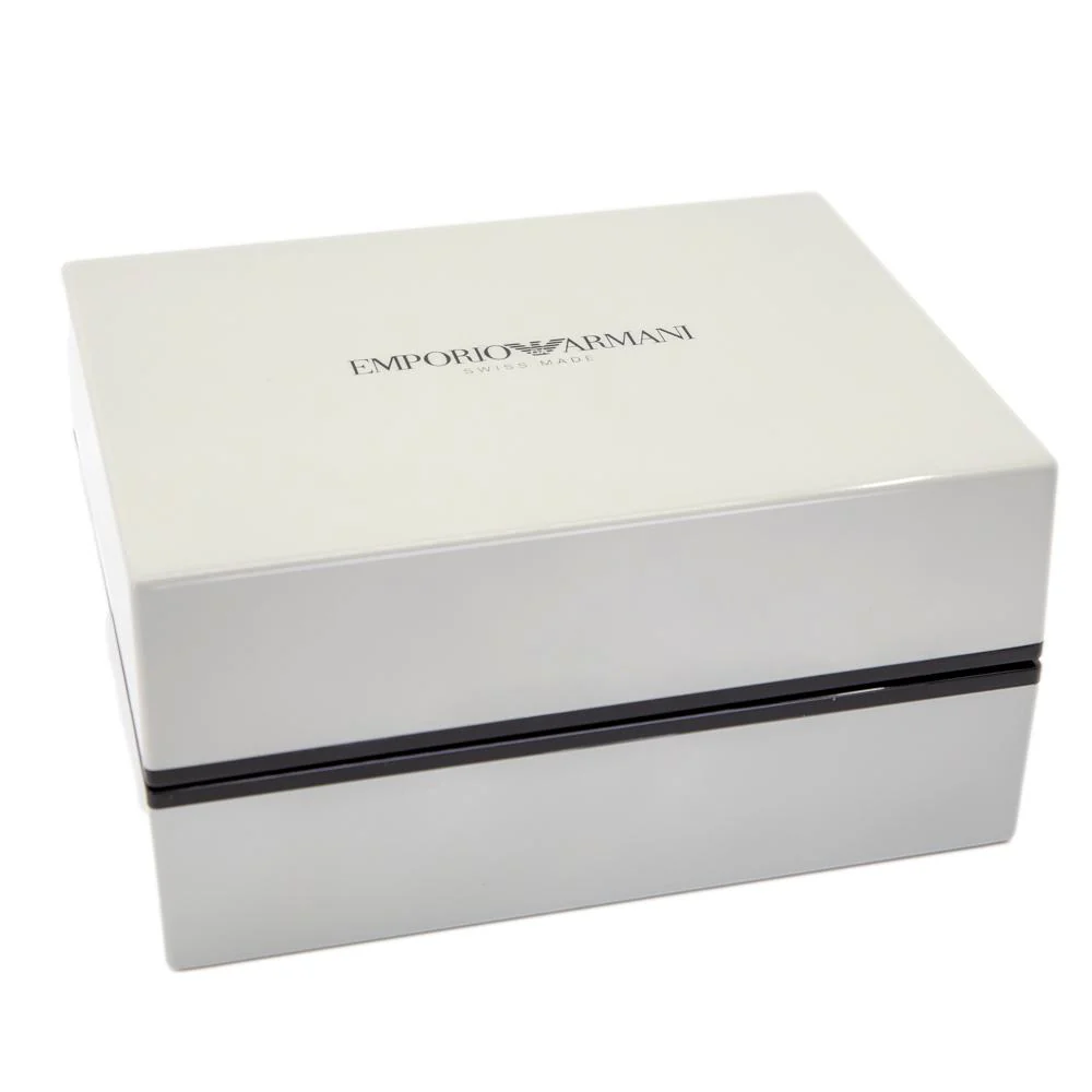 Emporio Armani Men's ARS4202 Swiss Made White Dial Watch - Image 7