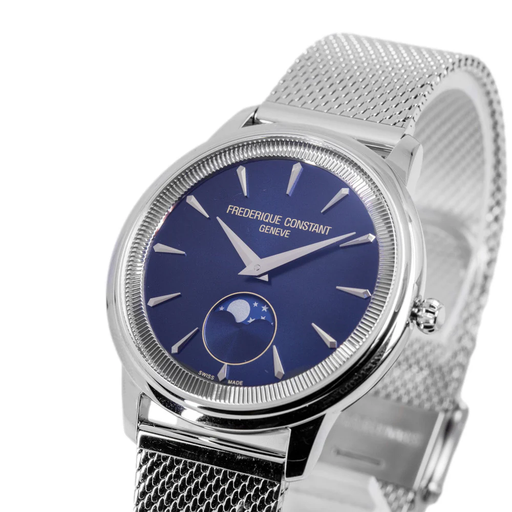 Frederique Constant FC-206N3S6B Classics Quartz Moneta Moonphase Men's Watch - Image 4