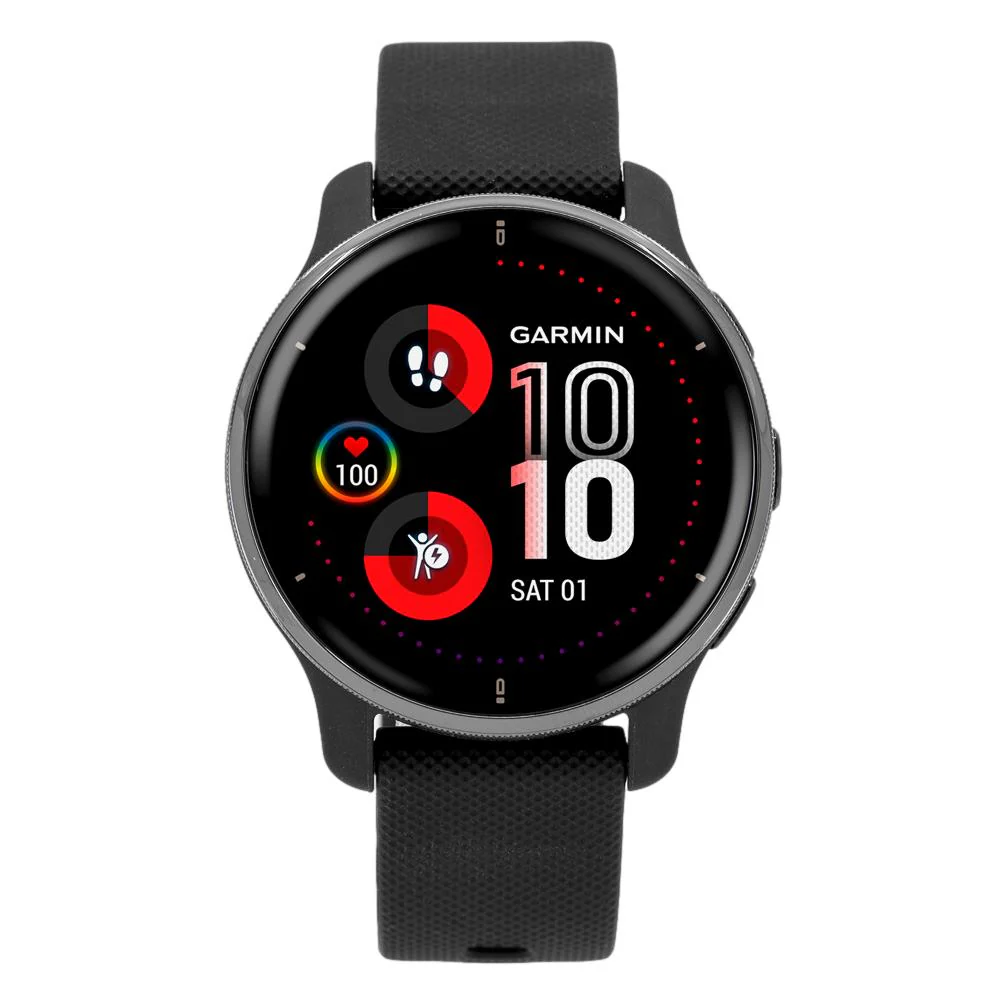 Garmin 010-02496-11 Venu® 2 Plus Black Smartwatch - Image 2