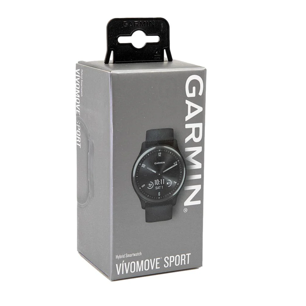 Garmin 010-02566-00 vívomove® Sport Black Smartwatch - Image 6