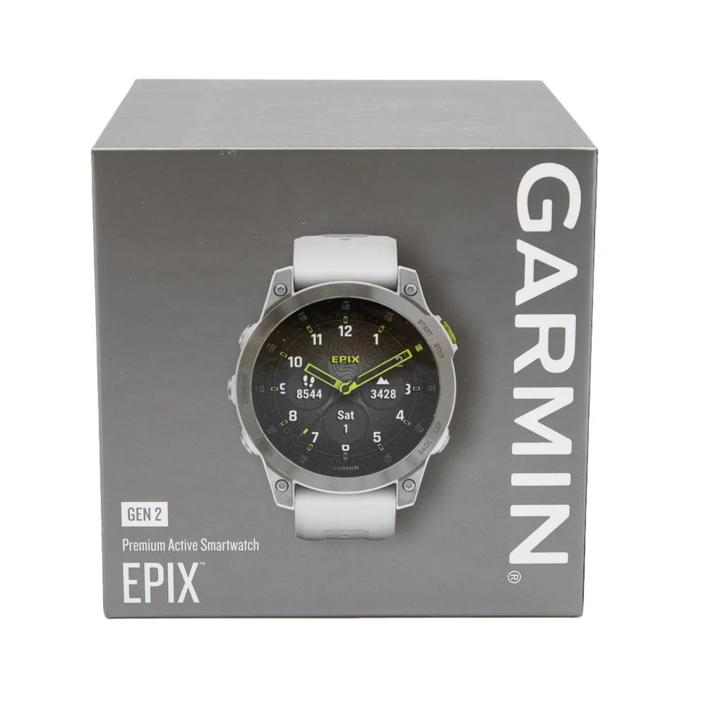 Garmin 010-02582-21 epix™ Sapphire - White Titanium - Image 5