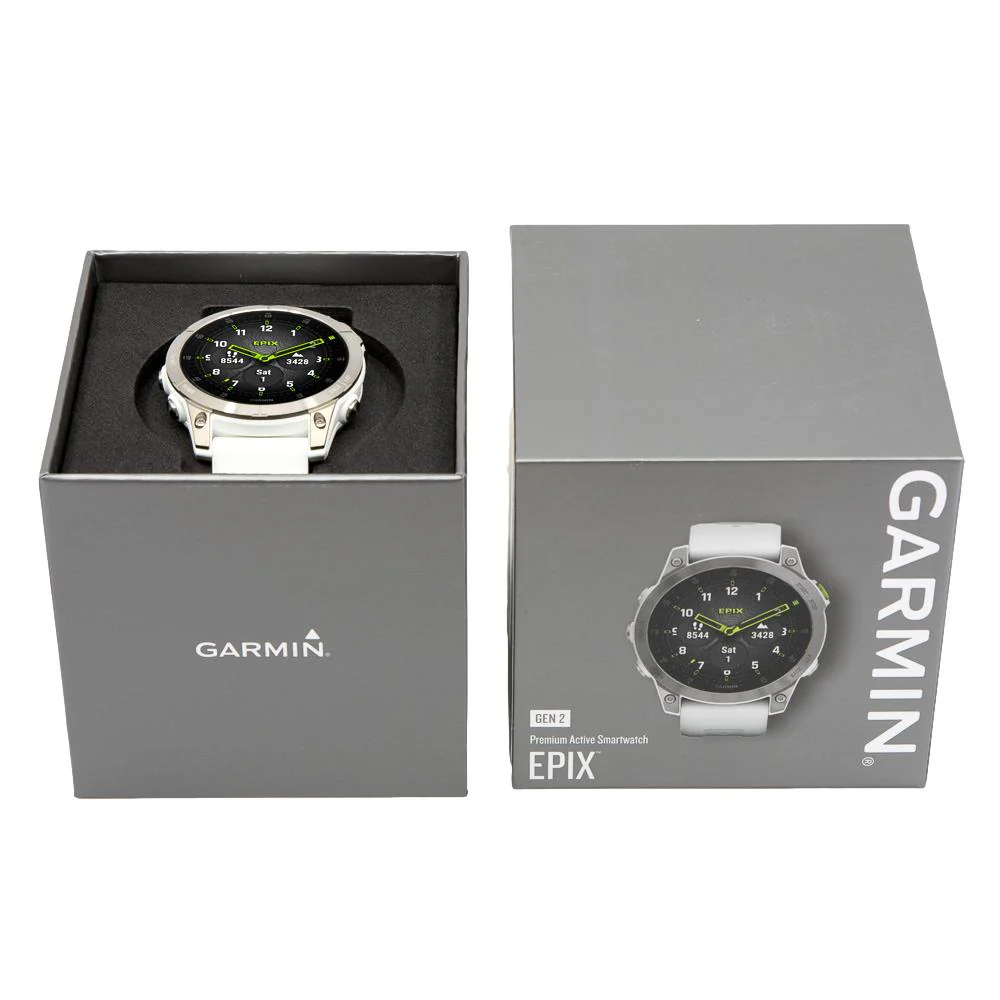 Garmin 010-02582-21 epix™ Sapphire - White Titanium - Image 8