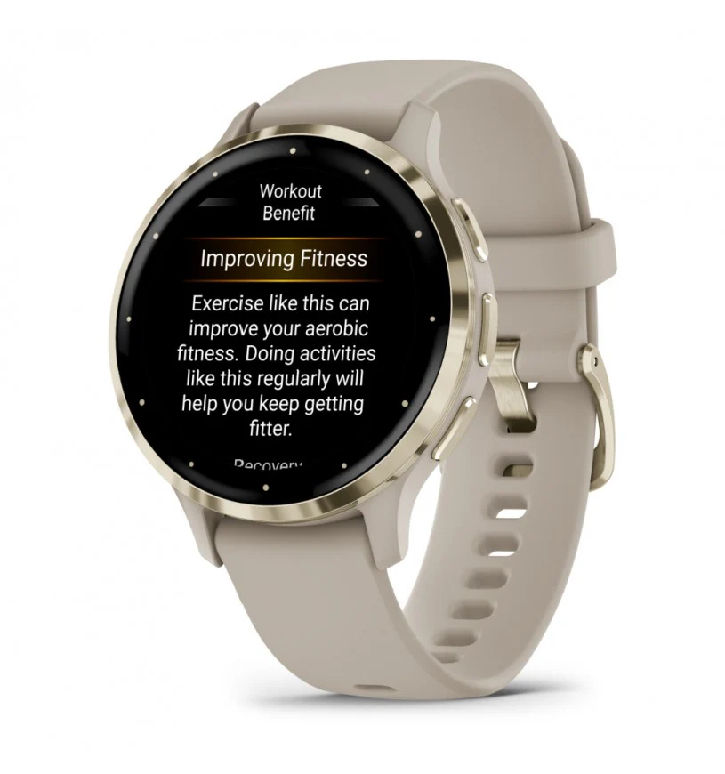 Garmin 010-02785-02 Venu 3S French Gray e Soft Gold - Image 3
