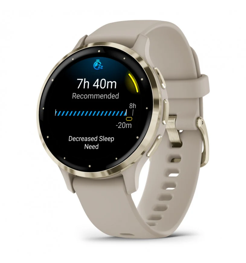 Garmin 010-02785-02 Venu 3S French Gray e Soft Gold - Image 4