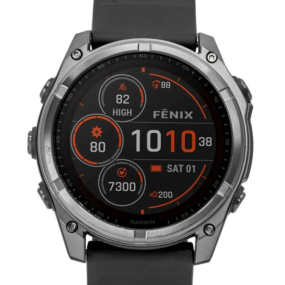 Garmin 010-02907-11 Fenix 8 - 51mm Solar Carbon Grey - Image 2