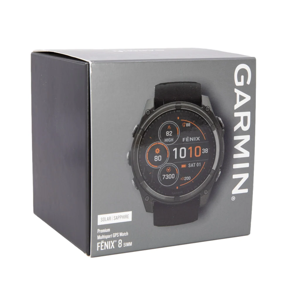 Garmin 010-02907-11 Fenix 8 - 51mm Solar Carbon Grey - Image 7