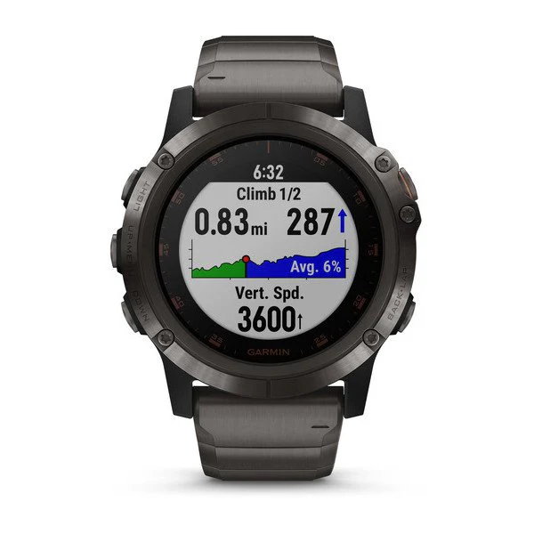 Garmin Unisex 010-01989-01 Fenix 5s Plus Black Watch