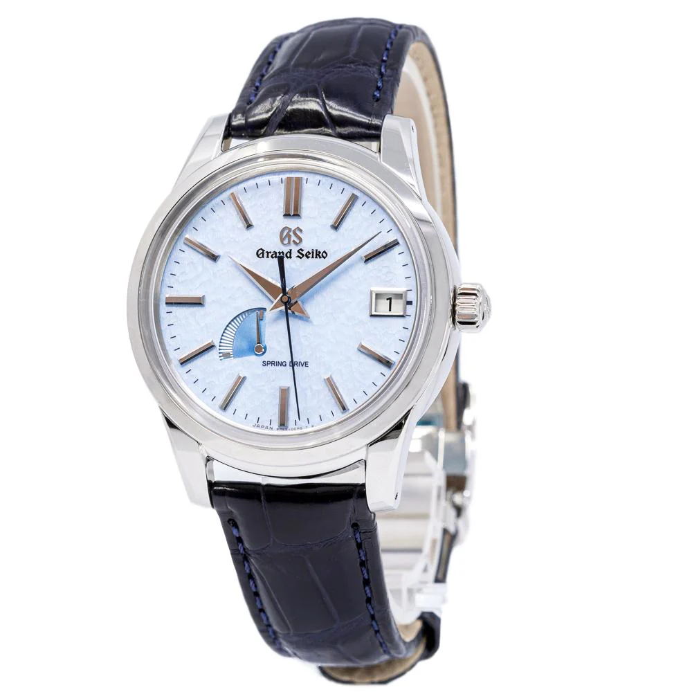 Grand Seiko Men's SBGA407G Elegance Blue Dial Watch - Image 2