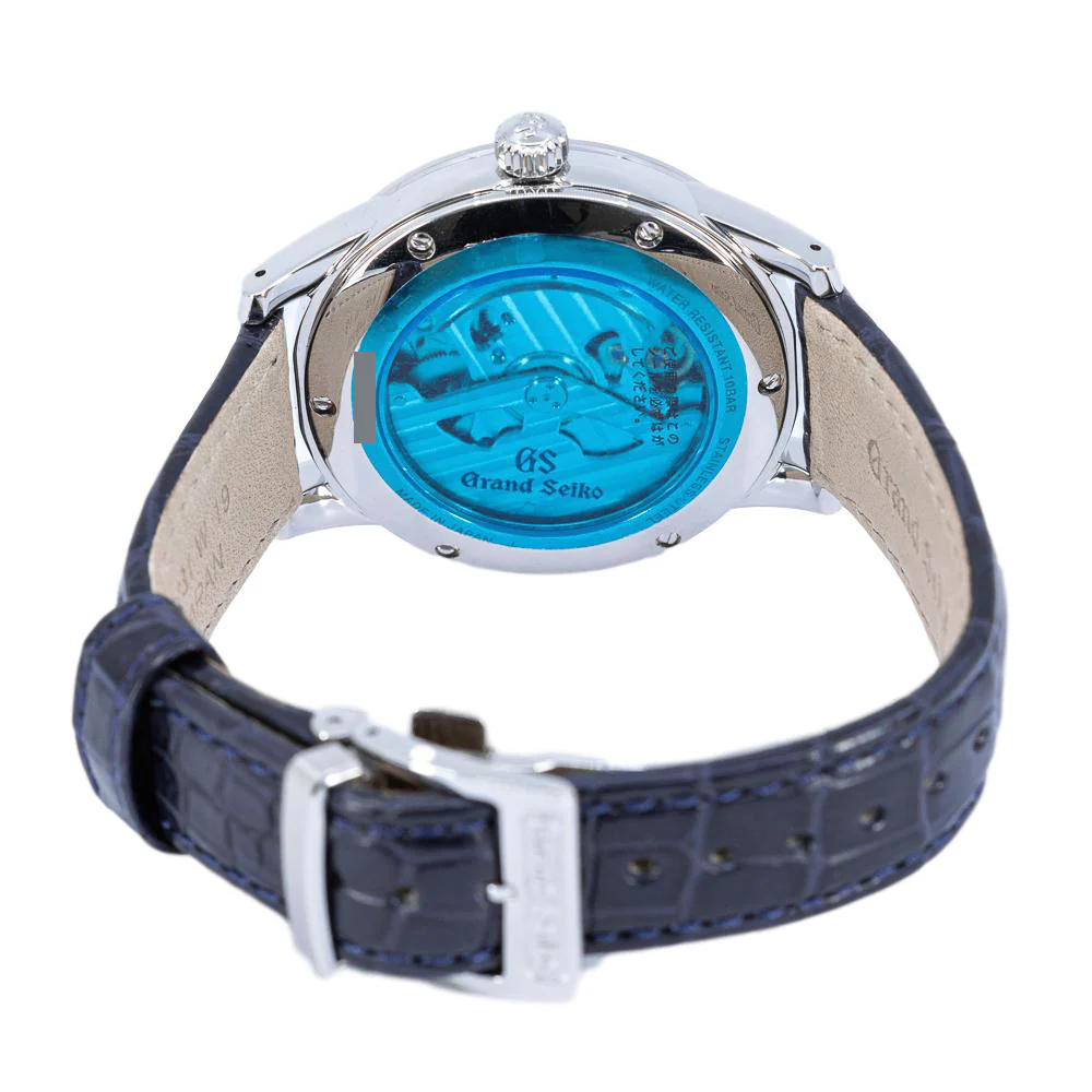 Grand Seiko Men's SBGA407G Elegance Blue Dial Watch - Image 3